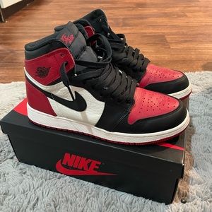 Jordan 1 bred toe size 6.5